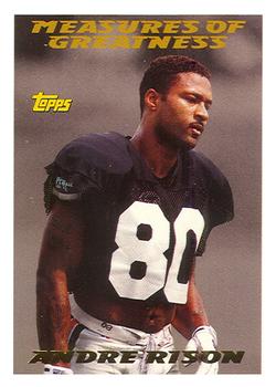 Andre Rison Atlanta Falcons 1994 Topps NFL Measures of Greatness #612